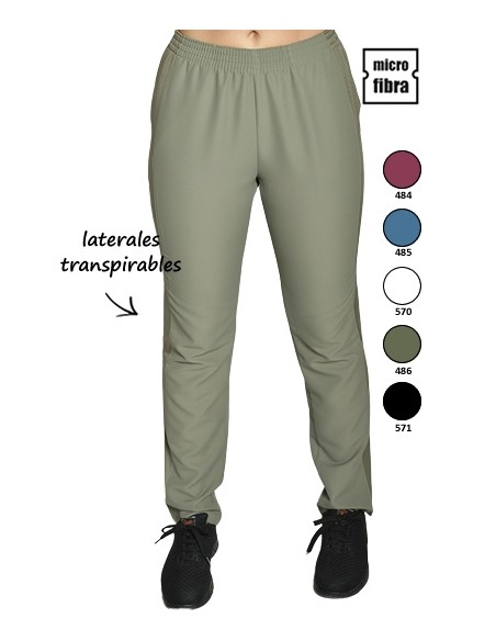 PANTALON MICROFIBRA REJILLA LATERAL UNISEX