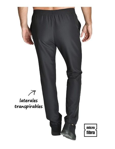 PANTALONI IN MICROFIBRA UNISEX CON GRIGLIA LATERALE