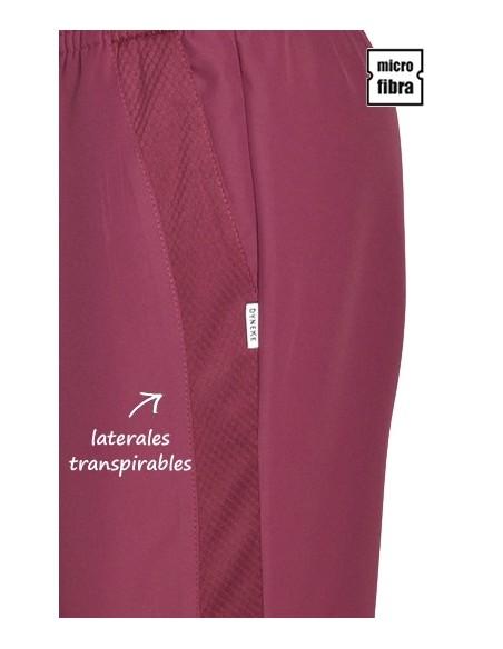 PANTALONI IN MICROFIBRA UNISEX CON GRIGLIA LATERALE