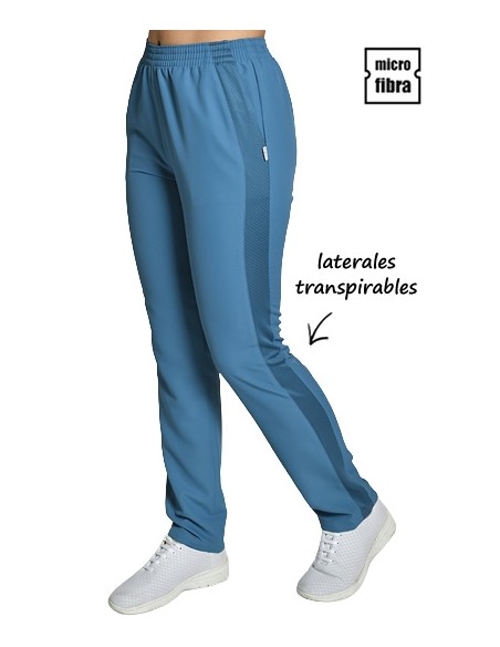 PANTALON MICROFIBRA REJILLA LATERAL UNISEX