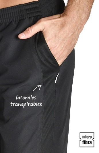 PANTALON MICROFIBRA REJILLA LATERAL UNISEX