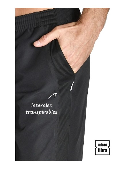 PANTALONI IN MICROFIBRA UNISEX CON GRIGLIA LATERALE