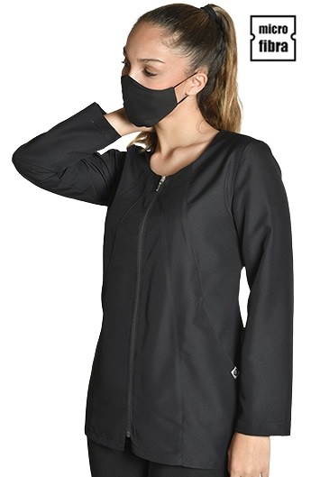 GIACCA DONNA M/L IN MICROFIBRA INTAGLIATA