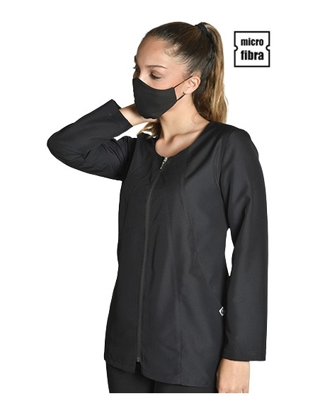 GIACCA DONNA M/L IN MICROFIBRA INTAGLIATA