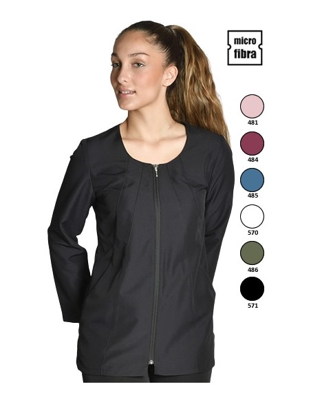 CHAQUETA MUJER  M/L MICROFIBRA ENTALLADA