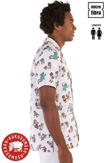 CAMICIA MICROFIBRA KUKUXUMUSU MEDICI UNISEX 