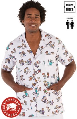 CAMICIA MICROFIBRA KUKUXUMUSU MEDICI UNISEX 
