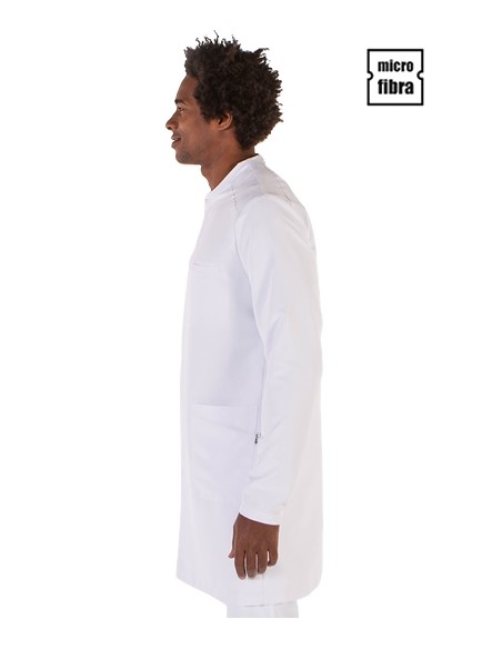 CAMICE UNISEX M/L MICROFIBRA COLLO MAO