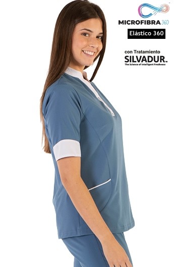 GIACCA  IN MICROFIBRA ELASTICA COMBINATA DONNA