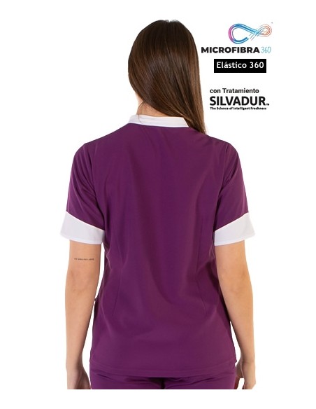 GIACCA  IN MICROFIBRA ELASTICA COMBINATA DONNA