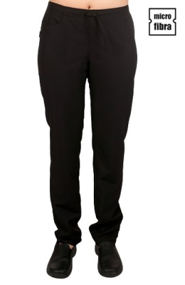  PANTALONI DONNA MICROFIBRA GOMMA MEZA VITA 2