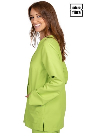 GIACCA DONNA IN MICROFIBRA BOTTONI NASCOSTI M/L