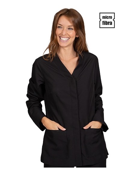 GIACCA DONNA IN MICROFIBRA BOTTONI NASCOSTI M/L