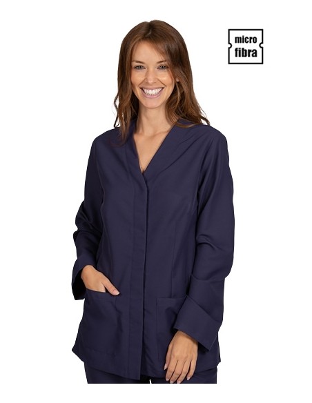 GIACCA DONNA IN MICROFIBRA BOTTONI NASCOSTI M/L