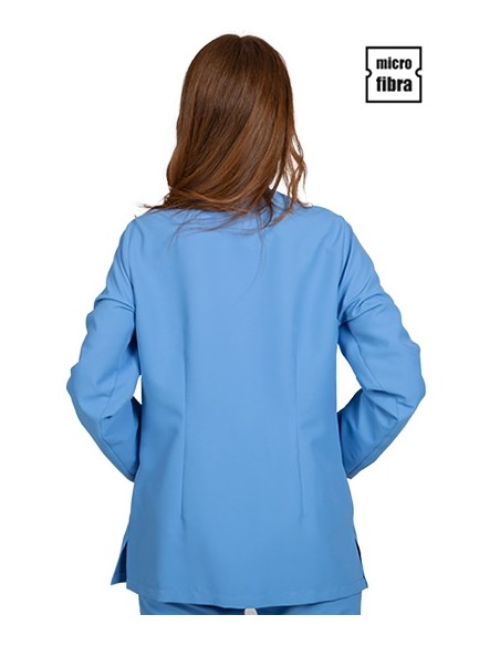 GIACCA DONNA IN MICROFIBRA BOTTONI NASCOSTI M/L