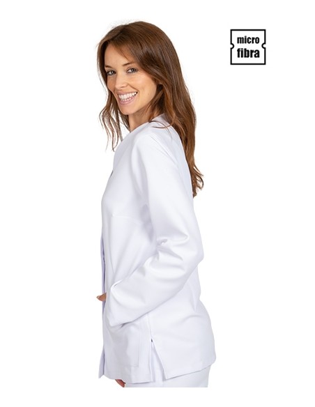 BLUSA MUJER MICROFIBRA BOTONERA OCULTA M/L