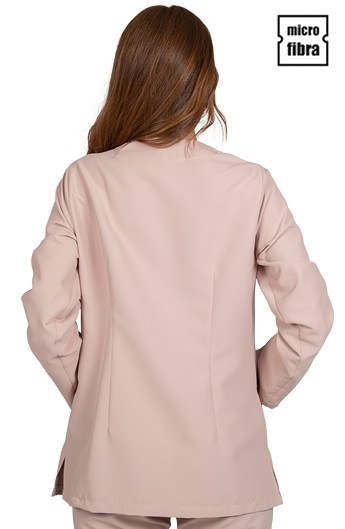 GIACCA DONNA IN MICROFIBRA BOTTONI NASCOSTI M/L