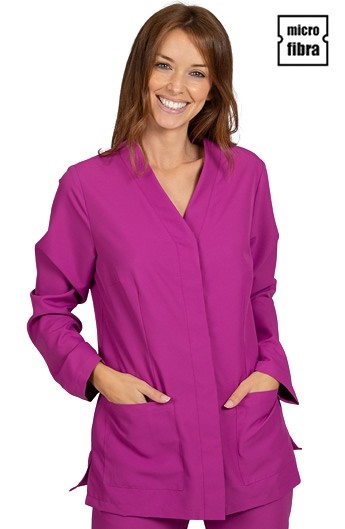 GIACCA DONNA IN MICROFIBRA BOTTONI NASCOSTI M/L