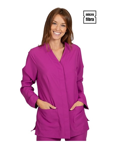 BLUSA MUJER MICROFIBRA BOTONERA OCULTA M/L
