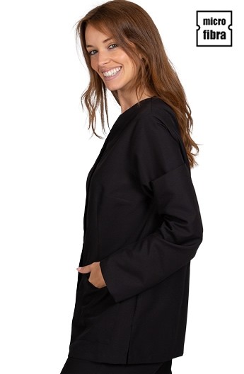 BLUSA MUJER MICROFIBRA BOTONERA OCULTA M/L