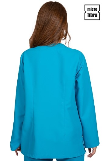 GIACCA DONNA IN MICROFIBRA BOTTONI NASCOSTI M/L