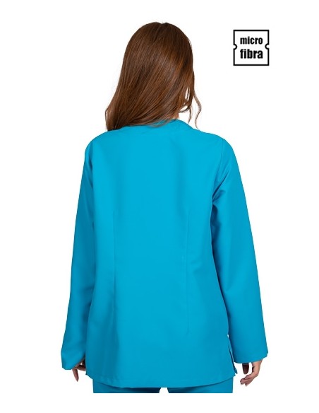 BLUSA MUJER MICROFIBRA BOTONERA OCULTA M/L