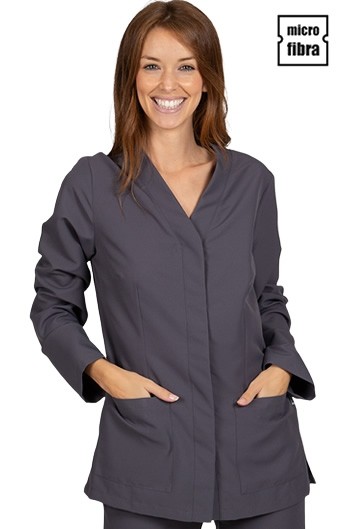 GIACCA DONNA IN MICROFIBRA BOTTONI NASCOSTI M/L