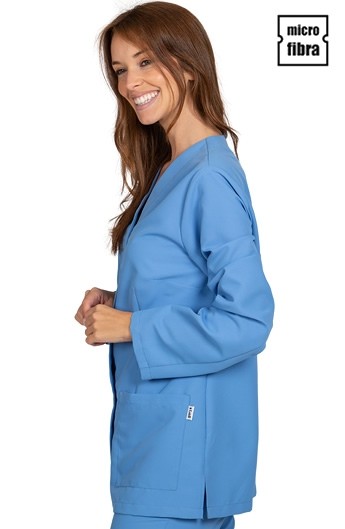 GIACCA DONNA IN MICROFIBRA BOTTONI NASCOSTI M/L