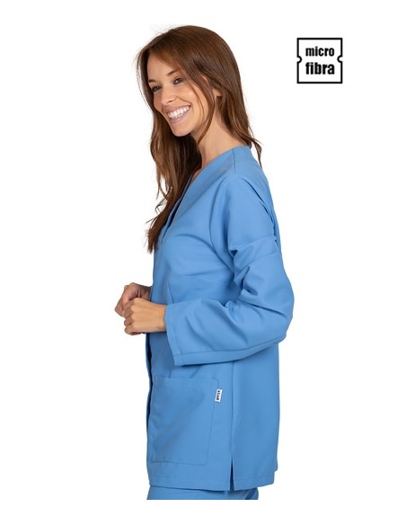 GIACCA DONNA IN MICROFIBRA BOTTONI NASCOSTI M/L