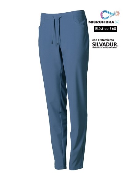 PANTALONI IN MICROFIBRA ELASTICA DONNA