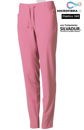 PANTALONI IN MICROFIBRA ELASTICA DONNA