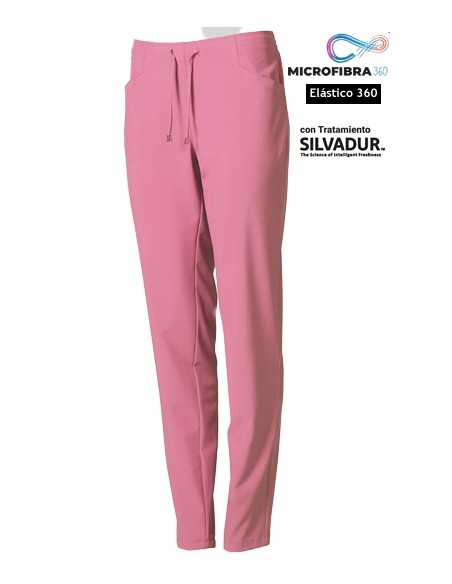 PANTALONI IN MICROFIBRA ELASTICA DONNA