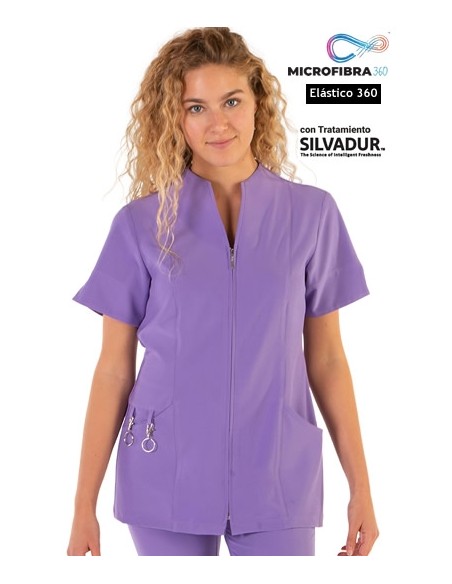 GIACCA CERNIERA MICROFIBRA ELASTICA DONNA