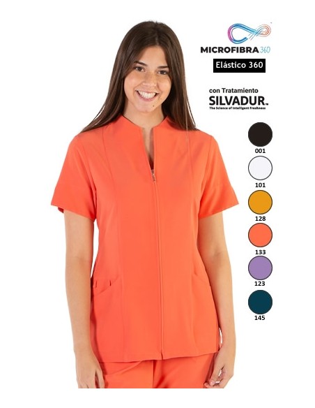 CASACA CREMALLERA MICROFIBRA ELASTICA MUJER