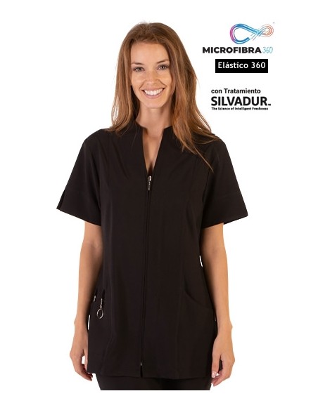 CASACA CREMALLERA MICROFIBRA ELASTICA MUJER