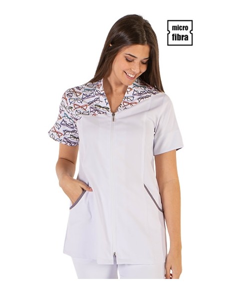 GIACCA MICROFIBRA OCCHIALI COLORATI  M / C  DONNA