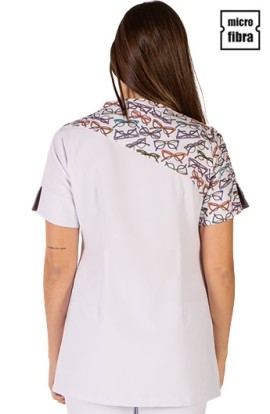 GIACCA MICROFIBRA OCCHIALI COLORATI  M / C  DONNA 2