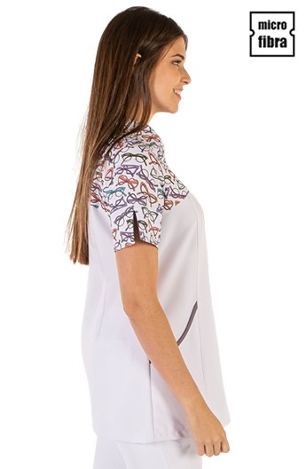 GIACCA MICROFIBRA OCCHIALI COLORATI  M / C  DONNA