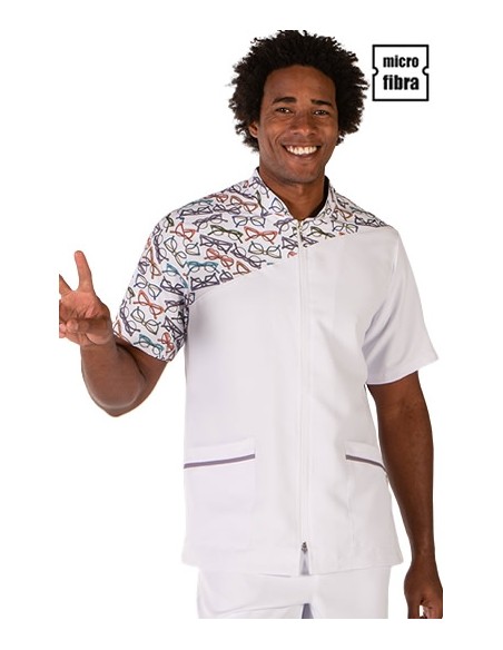 GIACCA MICROFIBRA UOMO OCCHIALI COLORATI  M / C 