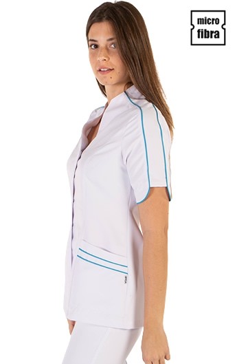 GIACCA DONNA MICROFIBRA RIBETE  M/C