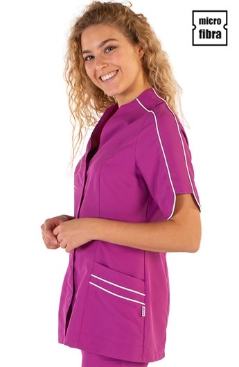 GIACCA DONNA MICROFIBRA RIBETE  M/C
