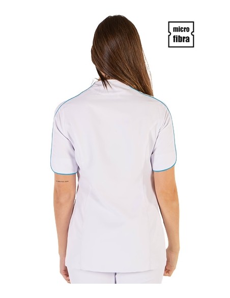 GIACCA DONNA MICROFIBRA RIBETE  M/C