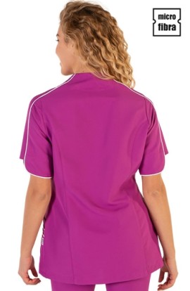 GIACCA DONNA MICROFIBRA RIBETE  M/C 2