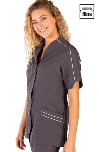 GIACCA DONNA MICROFIBRA RIBETE  M/C