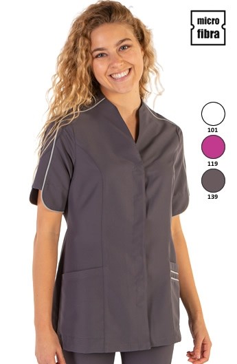 GIACCA DONNA MICROFIBRA RIBETE  M/C