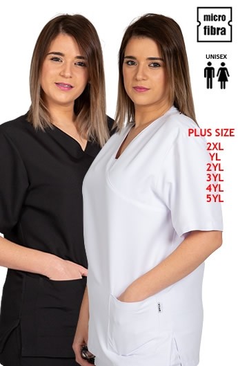 BLUSA MICROFIBRA TAGLIA EXTRA UNISEX M/C