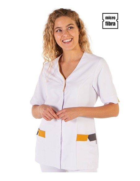 CASACA MICROFIBRA MUJER BOLSILLOS COLORES
