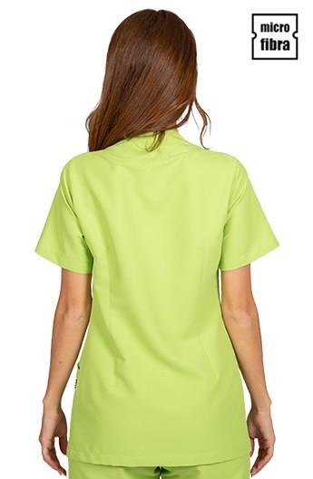CHAQUETA MUJER MICROFIBRA CORCHETES METÁLICOS M/C