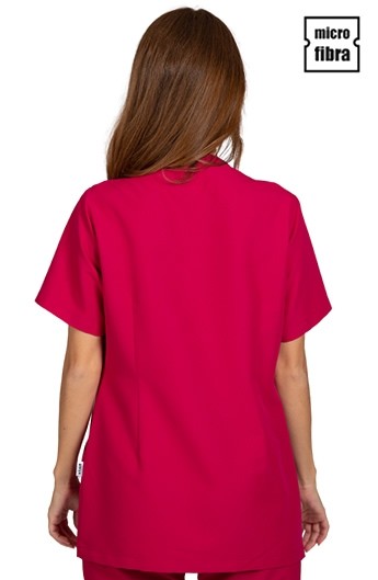 CHAQUETA MUJER MICROFIBRA CORCHETES METÁLICOS M/C