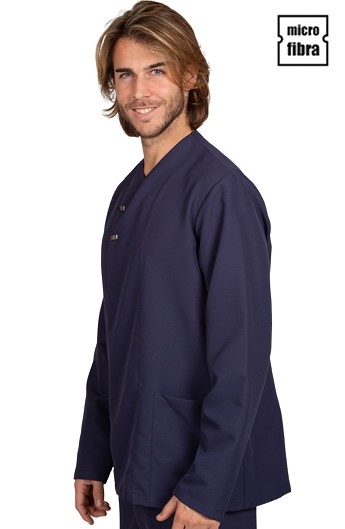 GIACCA MICROFIBRA CON BOTTONI IN METALLO UOMO M/L